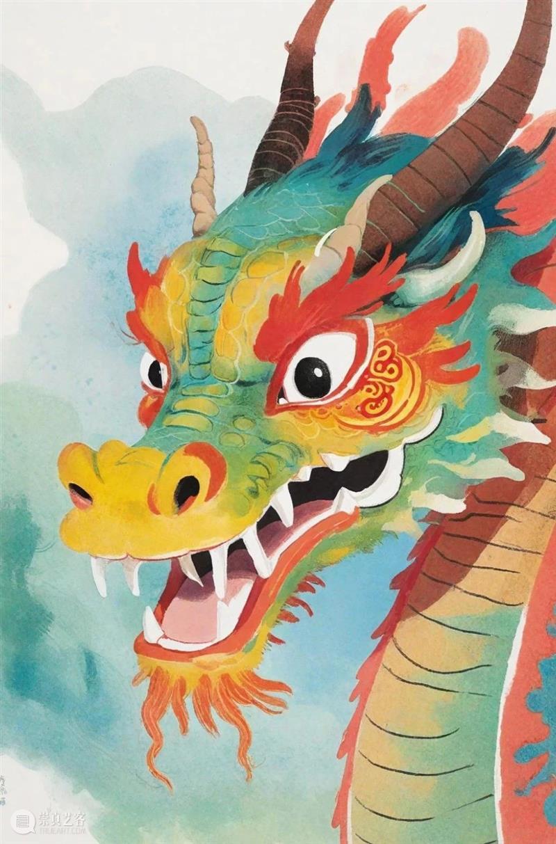 反转来了？龙年春晚吉祥物价值300w的线稿图流出，作者竟然是网友 ！ 崇真艺客