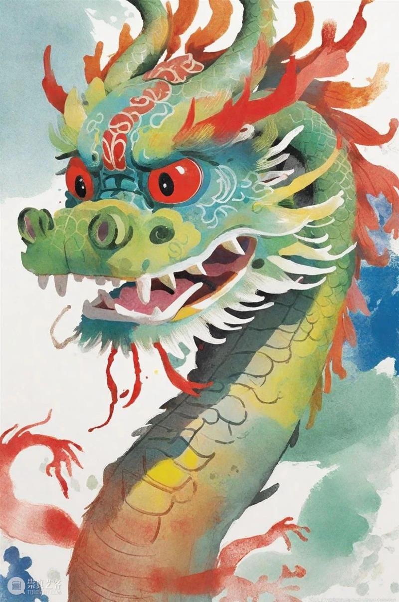 反转来了？龙年春晚吉祥物价值300w的线稿图流出，作者竟然是网友 ！ 崇真艺客