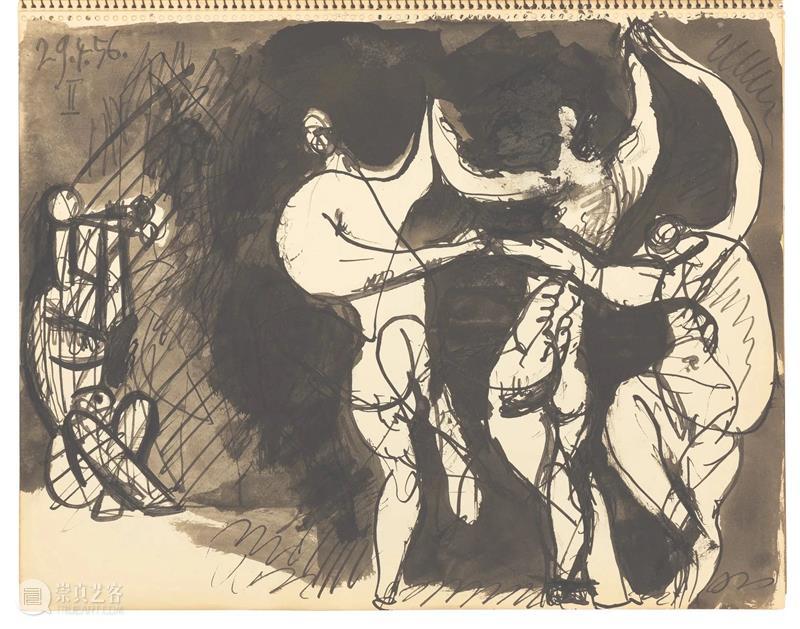 现场｜纪念毕加索逝世五十周年专题展「毕加索：14个速写本」正在佩斯纽约展出 崇真艺客