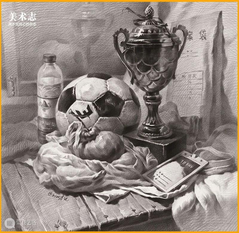 【素描静物】先用时间的堆砌尝试做到90分，你就会发现拿高分这么简单！ 崇真艺客