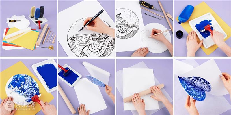 龍龍新意|龙年年历凸版版画工作坊 崇真艺客