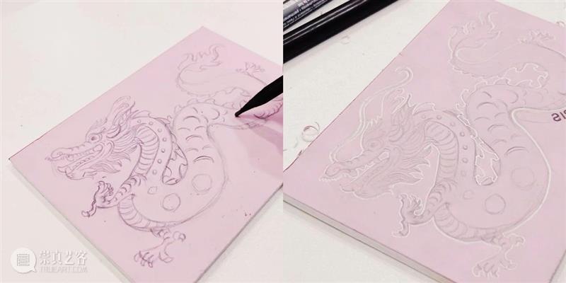 龍龍新意|龙年年历凸版版画工作坊 崇真艺客