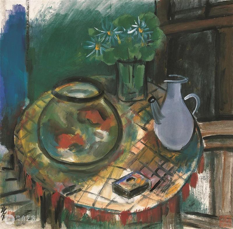 展览 | “中国式风景”展墙用的花青色调里，都是林风眠的中国画情愫 崇真艺客