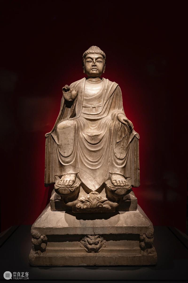 河南博物院：唐汉白玉弥勒佛坐像 崇真艺客