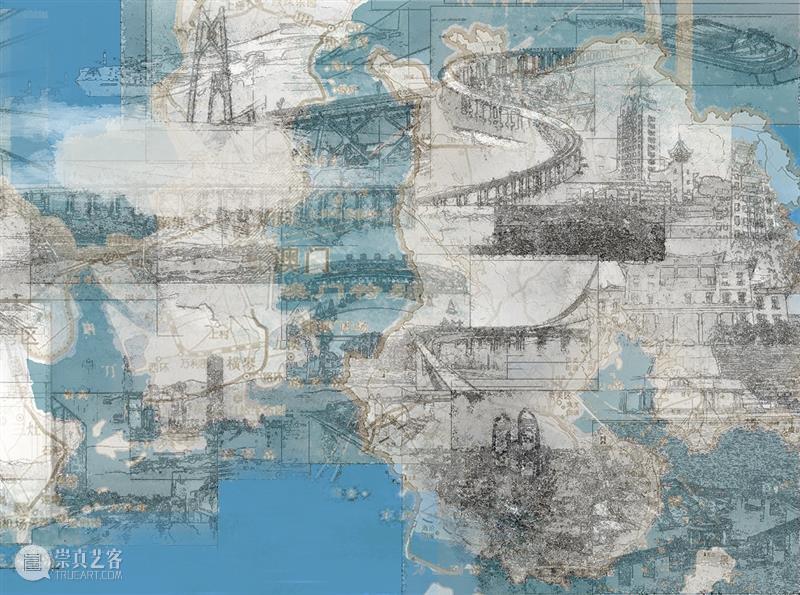 新馆大展 · 名家说名画｜林蓝揭秘如何画“南国的风”，22位画家绘就16米巨作 崇真艺客