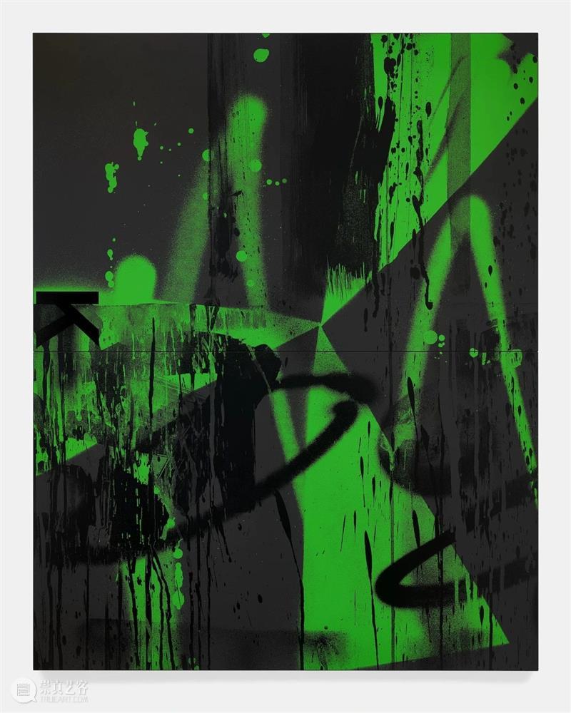 现场｜亚当·彭德尔顿 Adam Pendleton 大型绘画展「一种抽象」 崇真艺客