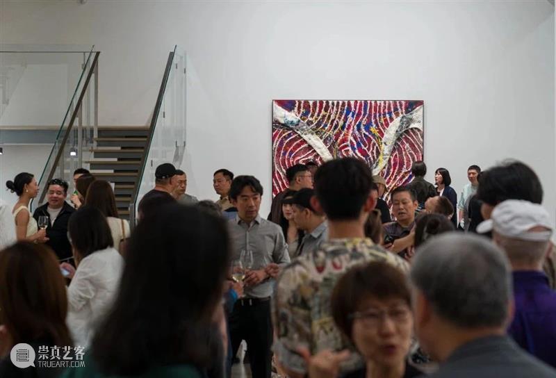 白石画廊北京｜展览现场：前川强×名坂有子双人展《具体派的自由与形式》 崇真艺客