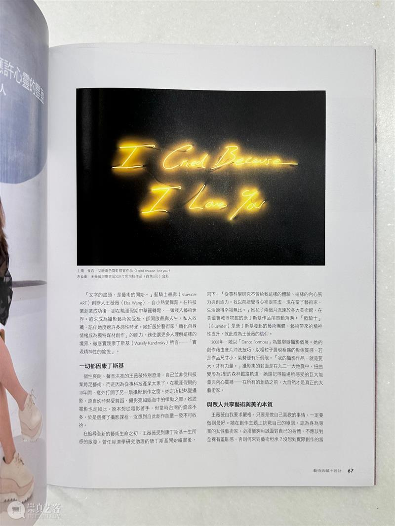 王薇薇 Elsa Wang 专访 文字的尽头 艺术的开始 艺术收藏＋设计 崇真艺客