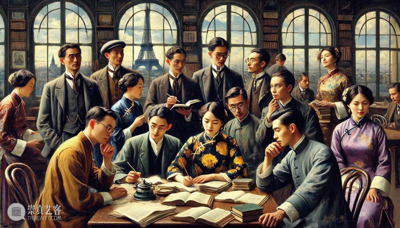 南京大学AI与新媒体艺术的创新融合，中法两国人工智能视觉文明互鉴之旅 崇真艺客