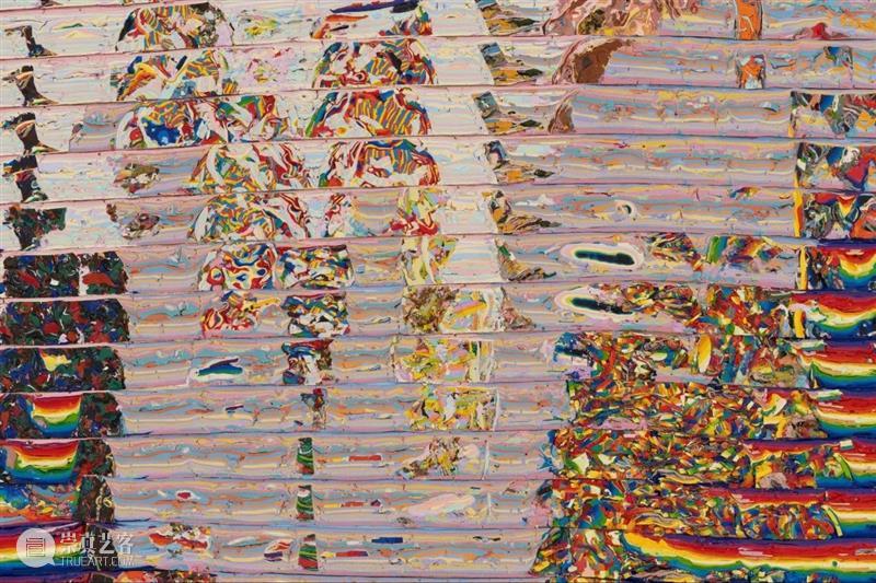 立木伦敦 | 洛里尔·贝尔特兰个展《为光命名》:在画布上雕塑,从多维度探索光、色彩、物质的交合 崇真艺客