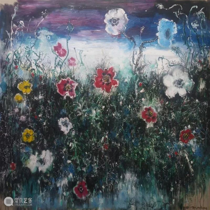 悦·美术馆|“宇宙是一个巨大的花朵”华庆新作展将于8月3日开幕 崇真艺客
