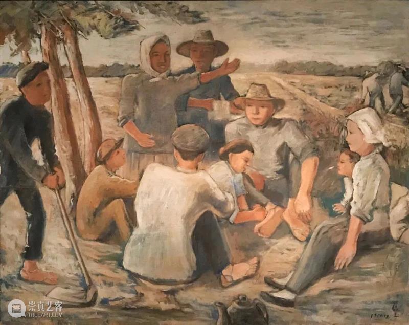 展览 | 白鹅画会、决澜社、默社、文艺茶话会……百年中国油画史上有哪些流派？   中国 流派 白鹅画会 决澜社 文艺 茶话会 油画史 中华艺术宫 上海美术馆 上海市美术家协会 崇真艺客