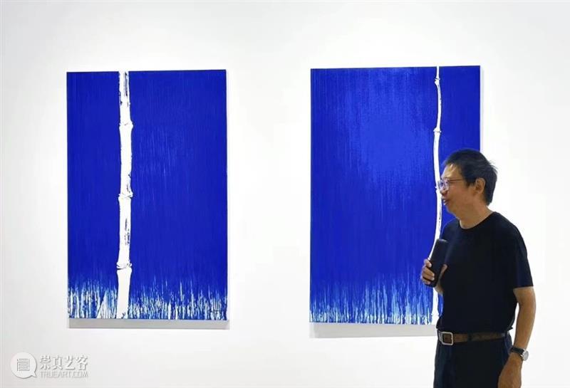 南希画廊新展 黑月·季胜利的生命蓝 热点聚焦  黑月·季胜利 南希画廊 查常平 崇真艺客