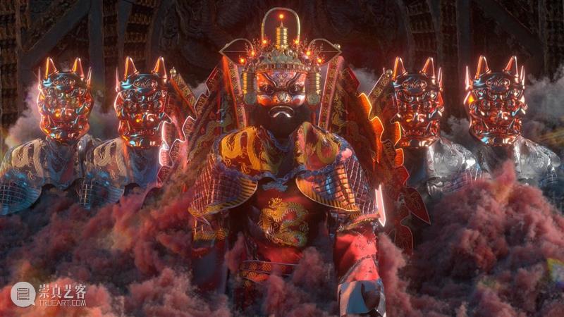 CYE × 蔡知严：起猛了，赛博傩戏里的神灵现身！ 崇真艺客
