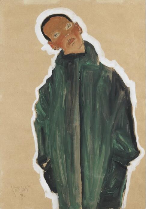 埃贡·席勒的纸上作品展 热点聚焦  埃贡·席勒（Egon Schiele） 崇真艺客