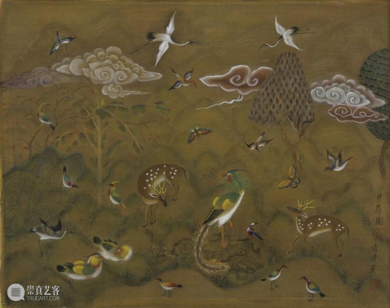 白灼有展 |「清流·風物·鶴与鹿」伍清清作品展 崇真艺客