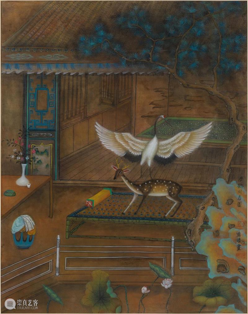 白灼有展 |「清流·風物·鶴与鹿」伍清清作品展 崇真艺客