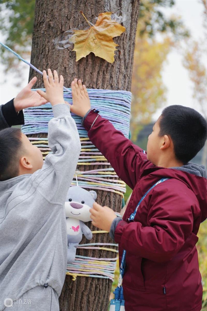 “爱的抱抱”第二期温暖开幕！这个冬天，继续为大树织一件彩色毛衣吧！ 崇真艺客