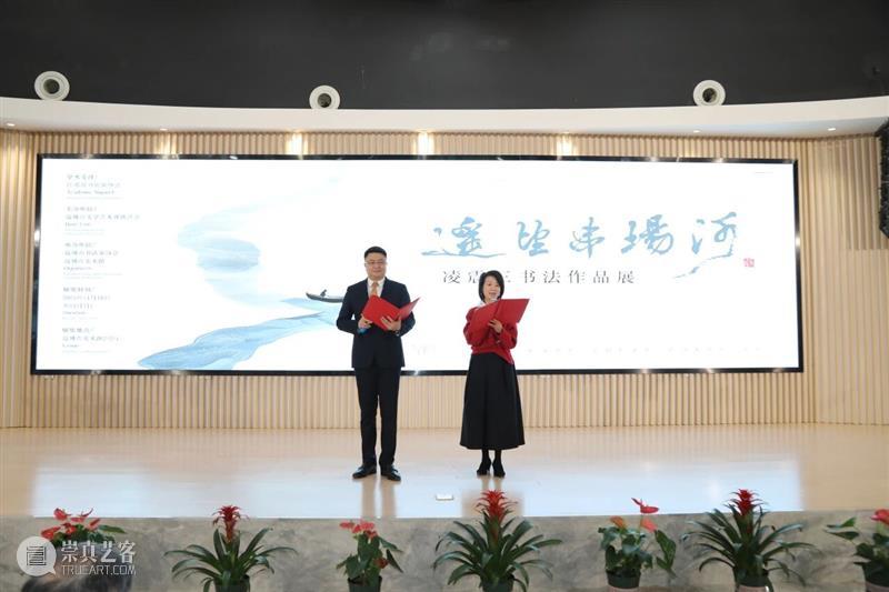 现 场 |  “遥望串场河——凌震三书法作品展”隆重开幕！ 崇真艺客