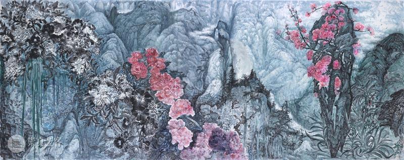 彭康隆广东美术馆个展“山花迷人眼” 重构水墨的视觉经验 热点聚焦  彭康隆 当代水墨艺术家 广东美术馆 山花迷人眼 崇真艺客