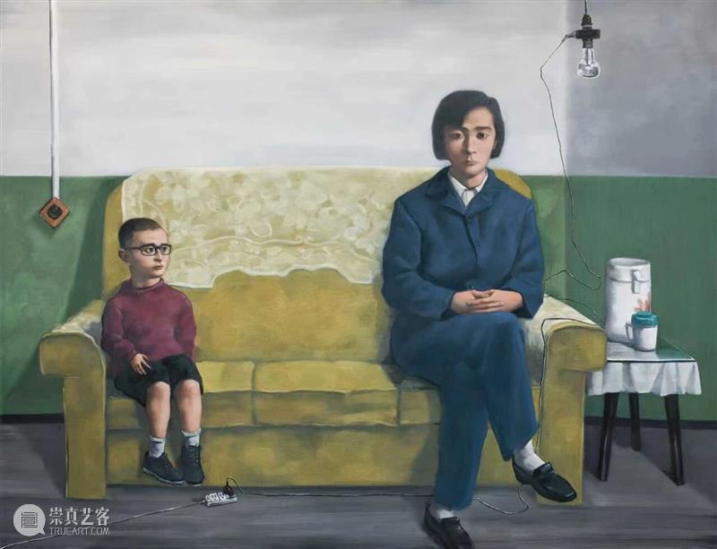 新闻｜张晓刚作品《绿墙：有手电筒的房间》加入The Met大都会艺术博物馆永久收藏 崇真艺客