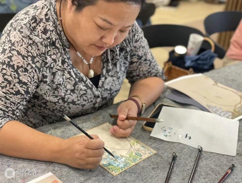 活动 | 手绘繁花朵朵,岭南“撞水撞粉”花卉体验课程 崇真艺客