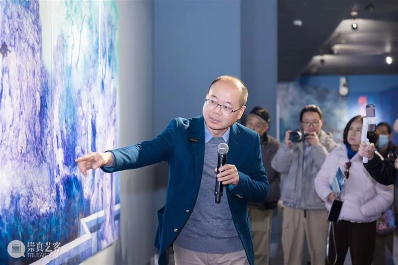 “与美面对面”系列之何金安油画展专场导览暨艺术分享会活动回顾 崇真艺客