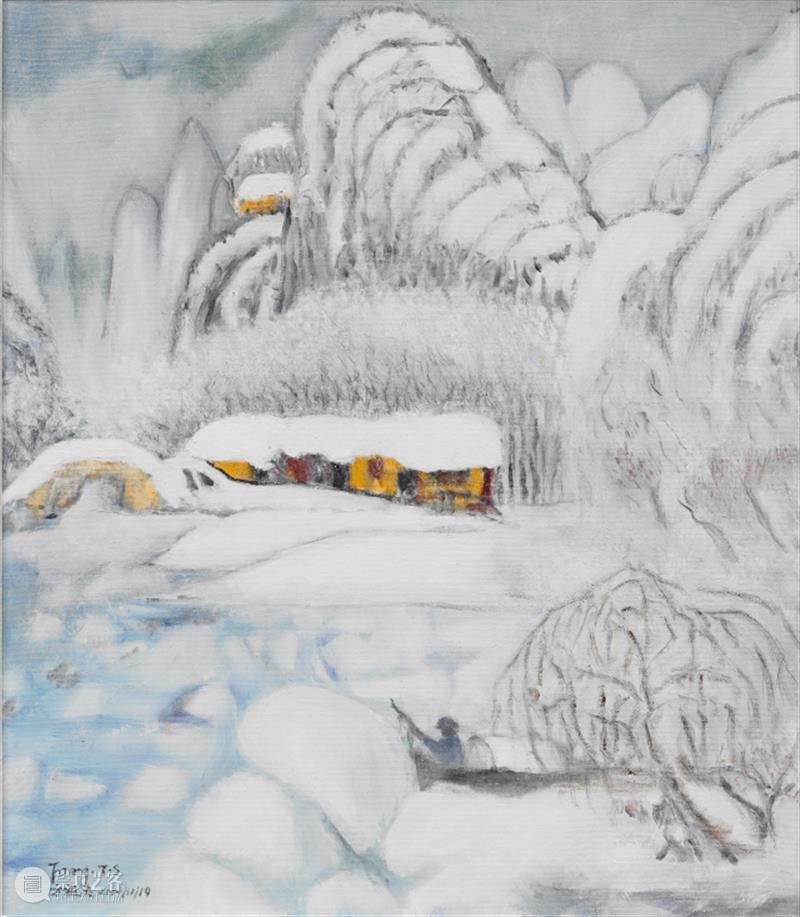 节气 | 大寒 · 方祖燊《冬月独钓寒江雪》 崇真艺客