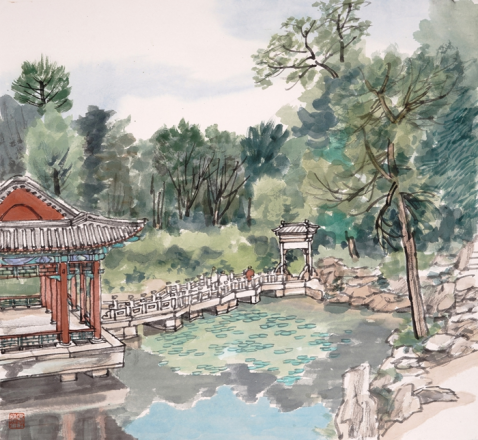 时代记艺 | 庄小雷：河山入画，笔墨随心（上） 崇真艺客