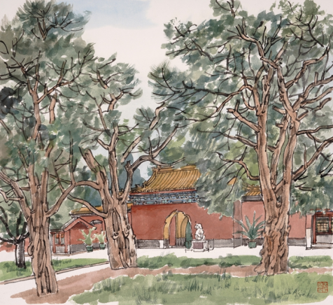 时代记艺 | 庄小雷：河山入画，笔墨随心（上） 崇真艺客