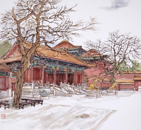 时代记艺 | 庄小雷：河山入画，笔墨随心（上） 崇真艺客