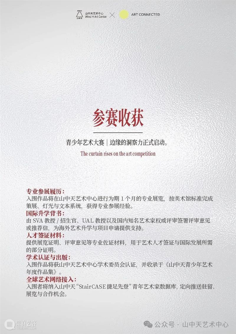【青少年艺术大赛丨边缘的洞察力】征集延期 崇真艺客