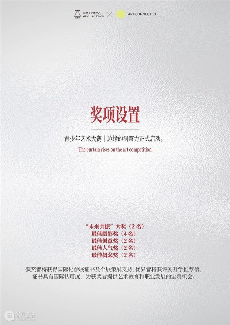【青少年艺术大赛丨边缘的洞察力】征集延期 崇真艺客