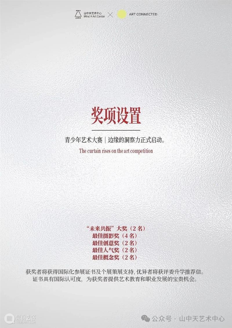 【青少年艺术大赛丨边缘的洞察力】征集延期 崇真艺客