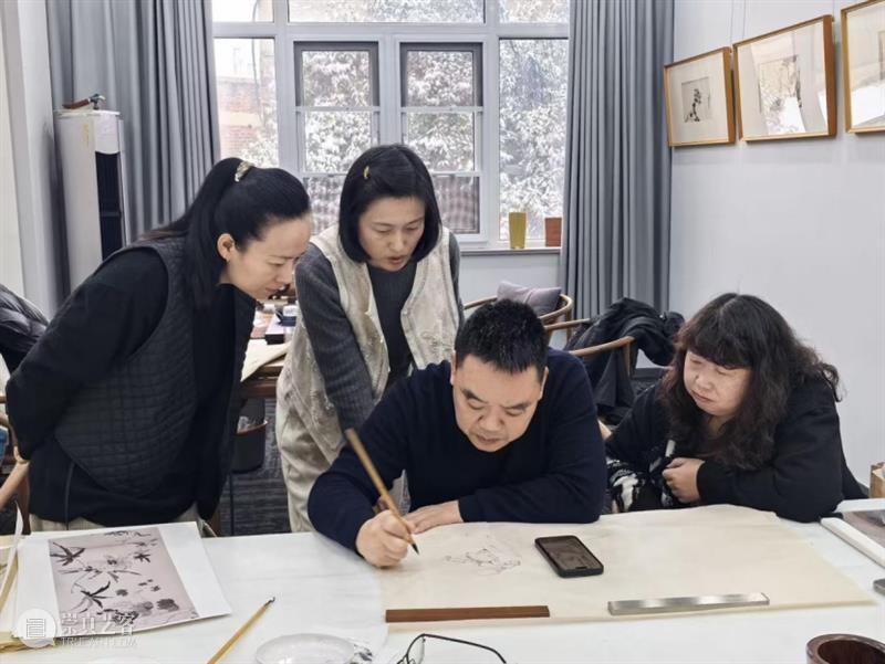 教学回顾 | 北京画院张镇华导师“中国传统人物画与线描临摹”研学班完美收官 崇真艺客