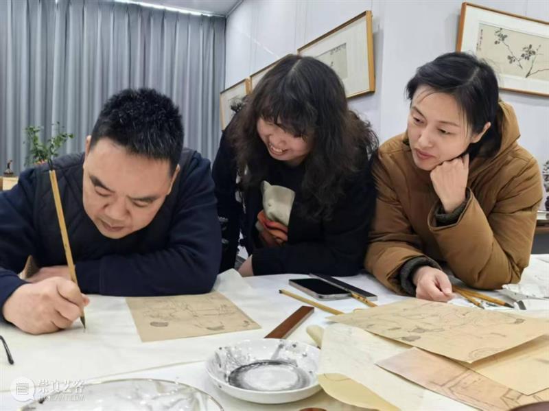 教学回顾 | 北京画院张镇华导师“中国传统人物画与线描临摹”研学班完美收官 崇真艺客