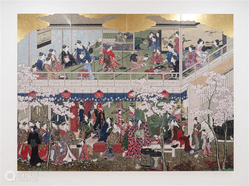 贝浩登洛杉矶｜村上隆的江户梦境：溯回浮世绘，追索“超扁平”的历史源流 崇真艺客