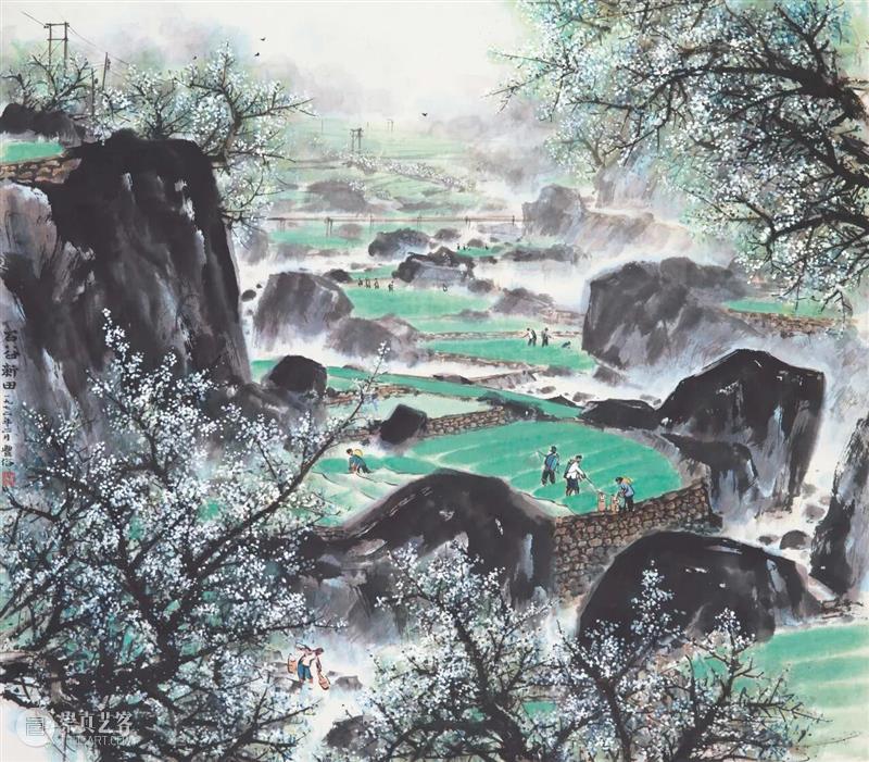 节气 | 雨水 · 林丰俗《石谷新田》 崇真艺客