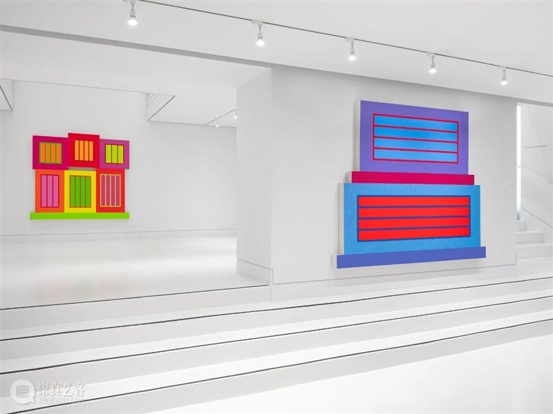 展览现场｜彼得·哈雷（Peter Halley）「近期绘画」@ 阿尔敏·莱希 - 摩纳哥 崇真艺客