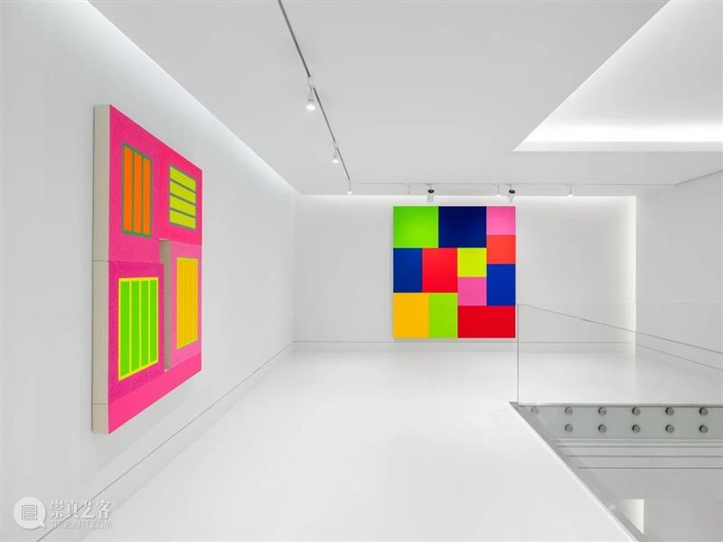 展览现场｜彼得·哈雷（Peter Halley）「近期绘画」@ 阿尔敏·莱希 - 摩纳哥 崇真艺客