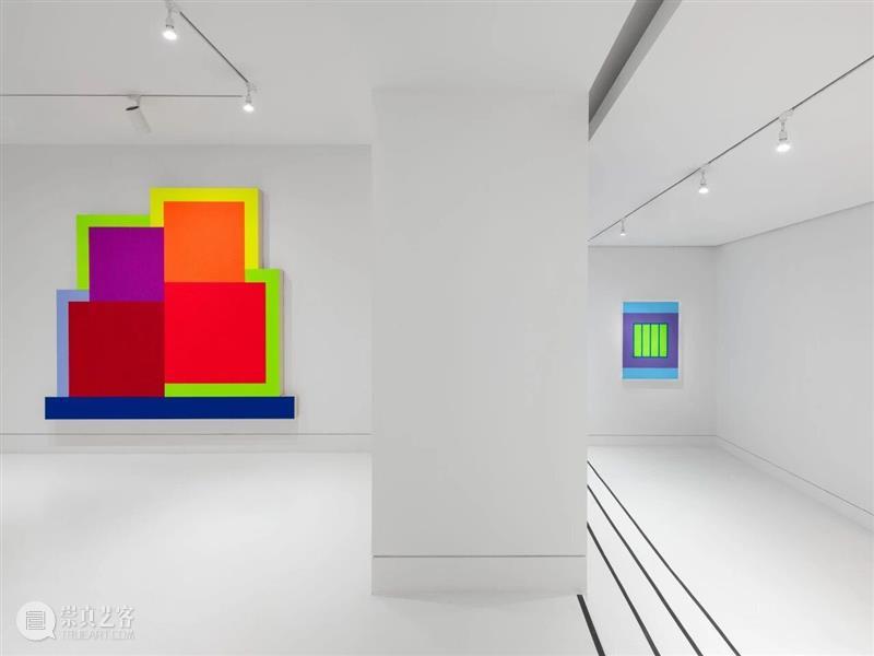 展览现场｜彼得·哈雷（Peter Halley）「近期绘画」@ 阿尔敏·莱希 - 摩纳哥 崇真艺客