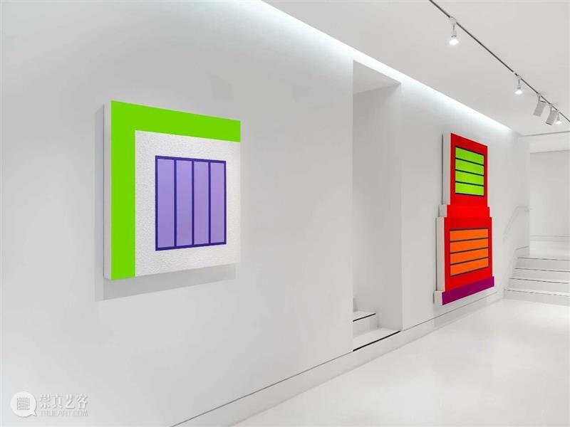 展览现场｜彼得·哈雷（Peter Halley）「近期绘画」@ 阿尔敏·莱希 - 摩纳哥 崇真艺客
