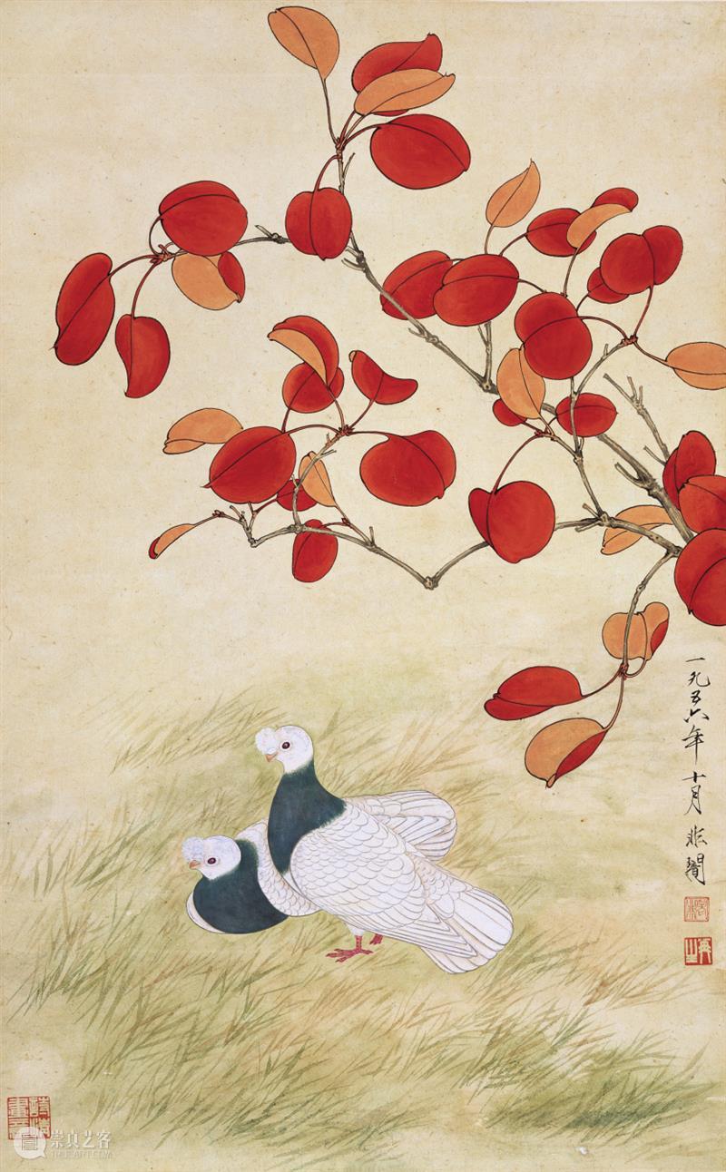 北京画院藏于非闇鸽子图像研究 崇真艺客