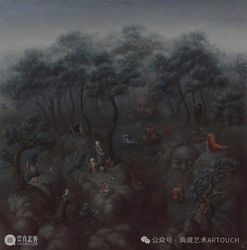 典藏艺术ARTOUCH报道｜万象入形，形中生界 — 王梵僧画中自成的「新世界」 崇真艺客