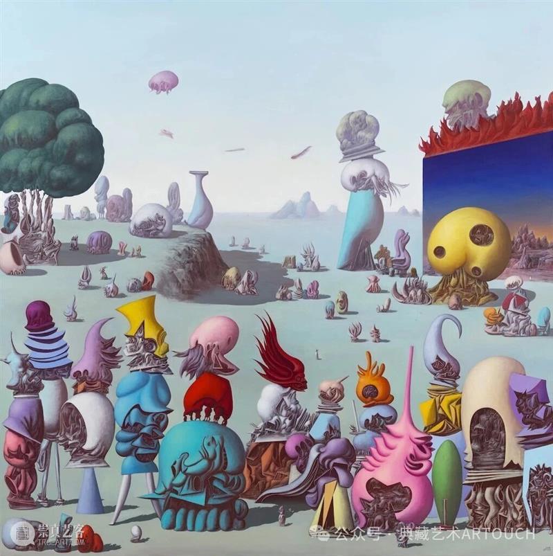 典藏艺术ARTOUCH报道｜万象入形，形中生界 — 王梵僧画中自成的「新世界」 崇真艺客