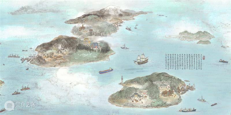 新展 | 大型人文山水长卷——《粤桥五洲图》广州首展！ 崇真艺客