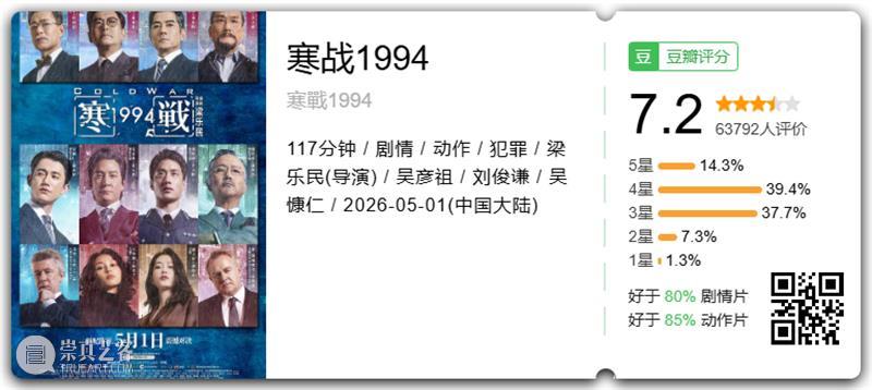 《寒战1994》：旧江湖落幕，新规则登场 崇真艺客
