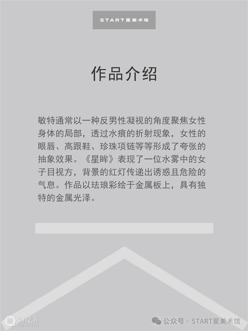 START展览杰作｜玛丽莲·敏特《星眸》 崇真艺客