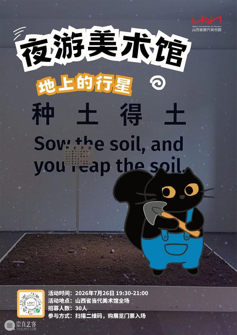 活动招募 | 夜游美术馆——地上的行星 崇真艺客