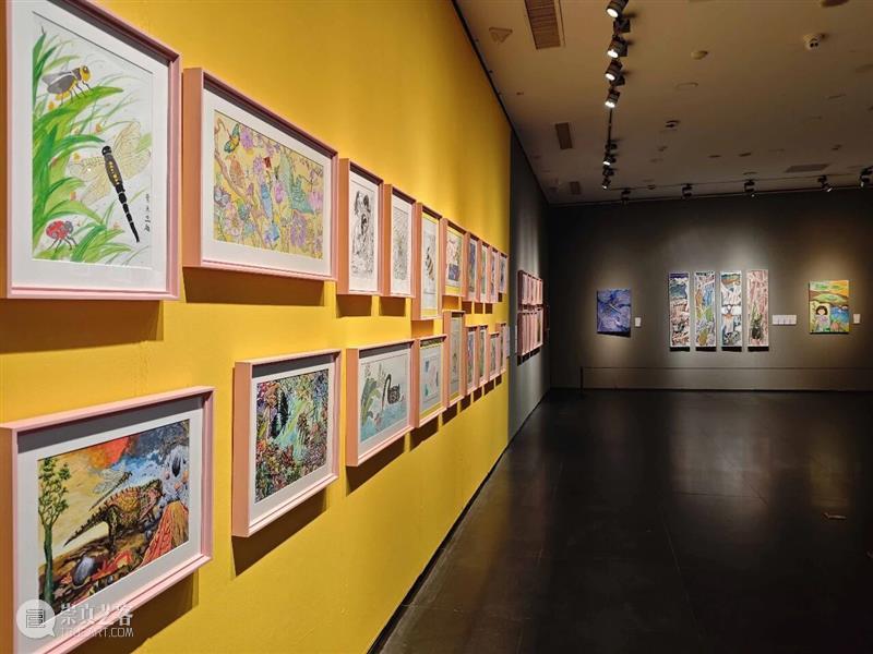 童心作笔,草间问虫——“未来白石美育艺术季·童心童语”展览开展 崇真艺客